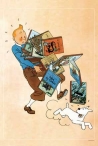 Poster Tintin llibres