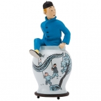 Tintin saliendo del Jarrn chino 