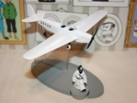 Avión blanco Tintín policía Soviets