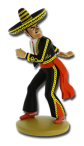 Figura de resina del General Alczar - cuchillos colec. francesa