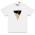 Camiseta blanca del cohete adulto