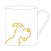 Taza blanca de Milú Taza blanca de Milú