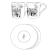 Tasses de café amb els seus platets Tasses de café amb els seus platets