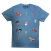 Camiseta azul objetos míticos Camiseta azul objetos míticos
