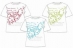 Camiseta blanca silueta Tintín verde Camiseta blanca silueta Tintín verde