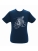 Camiseta azul Tintin bicicleta adulto Camiseta azul Tintin bicicleta adulto
