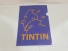 Dossier silueta Tintin fondo violeta