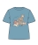 Camiseta Azul Tintín y Milú maleta infantil Camiseta Azul Tintín y Milú maleta infantil