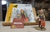 Figura resina Tintin amb maleta, col.lec espanyola