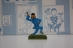 Figurita met�lica El Loto Azul