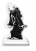 Figurita Tintín metálica, Cigarros Faraón, blanco y negro Figurita Tintín metálica, Cigarros Faraón, blanco y negro