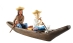 Figura de resina La piragua de la Orella escapçada Figura de resina La piragua de la Orella escapçada