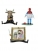 Figuras plomo trio Haddock Figuras plomo trio Haddock