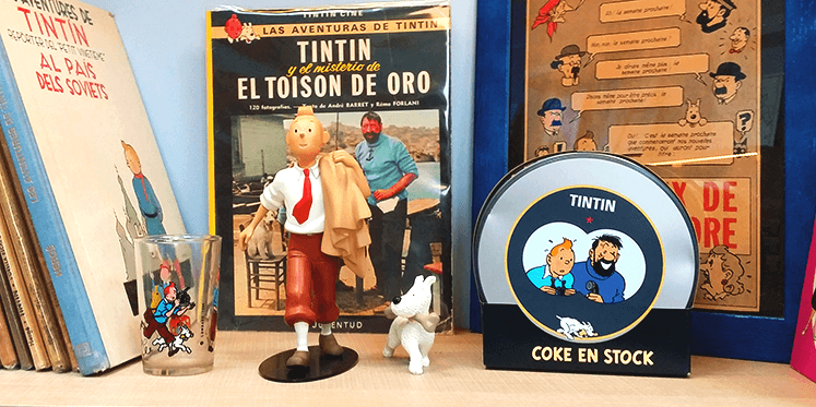 Compra de libros y productos antiguos de Tintin