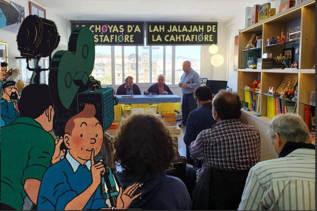 Presentació a Cantonet Galerie de les llengues 'Aragonés' i 'Castuo'