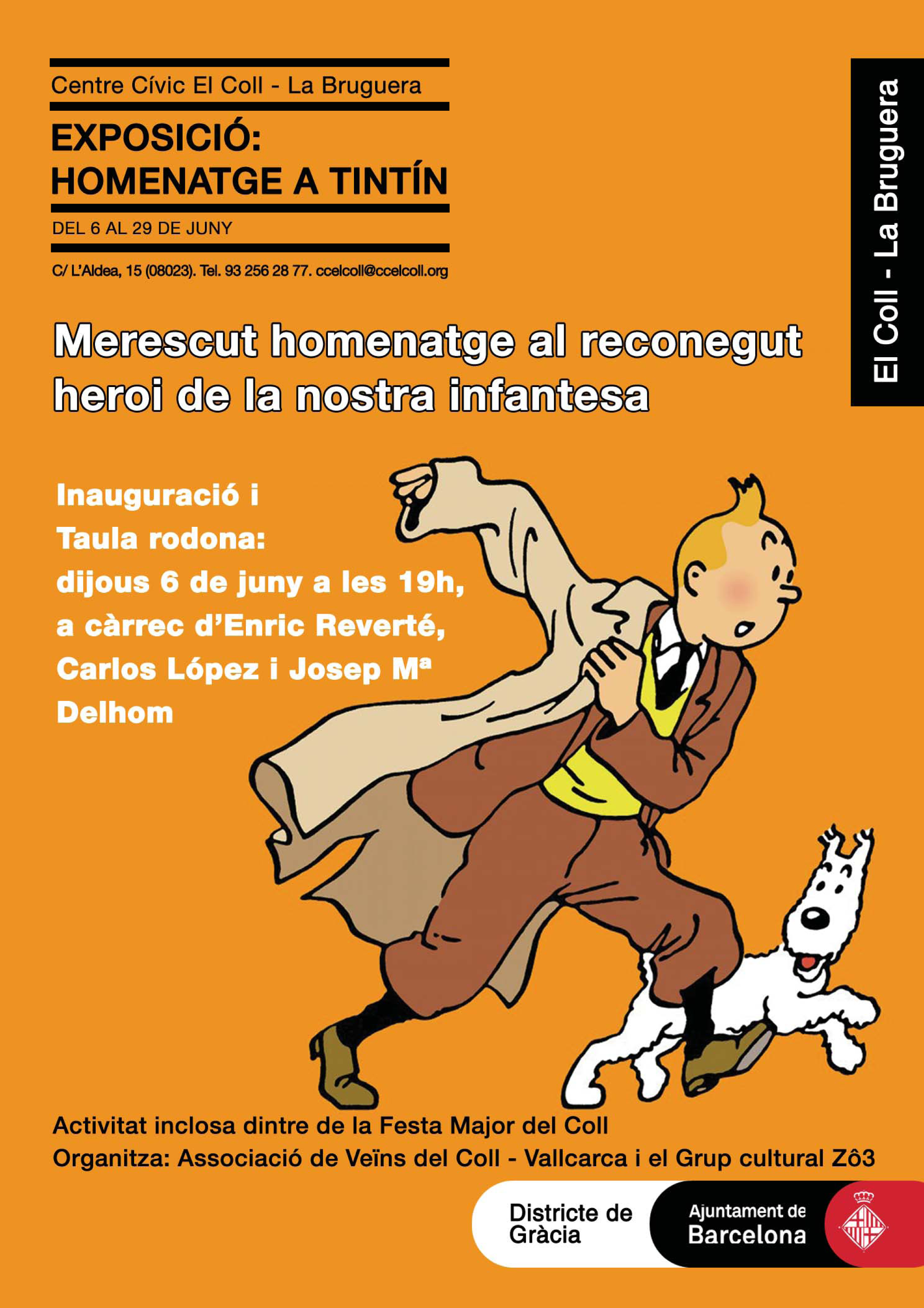 Taula rodona parlant de Editorial Bruguera i Tintín Taula rodona parlant de Editorial Bruguera i Tintín