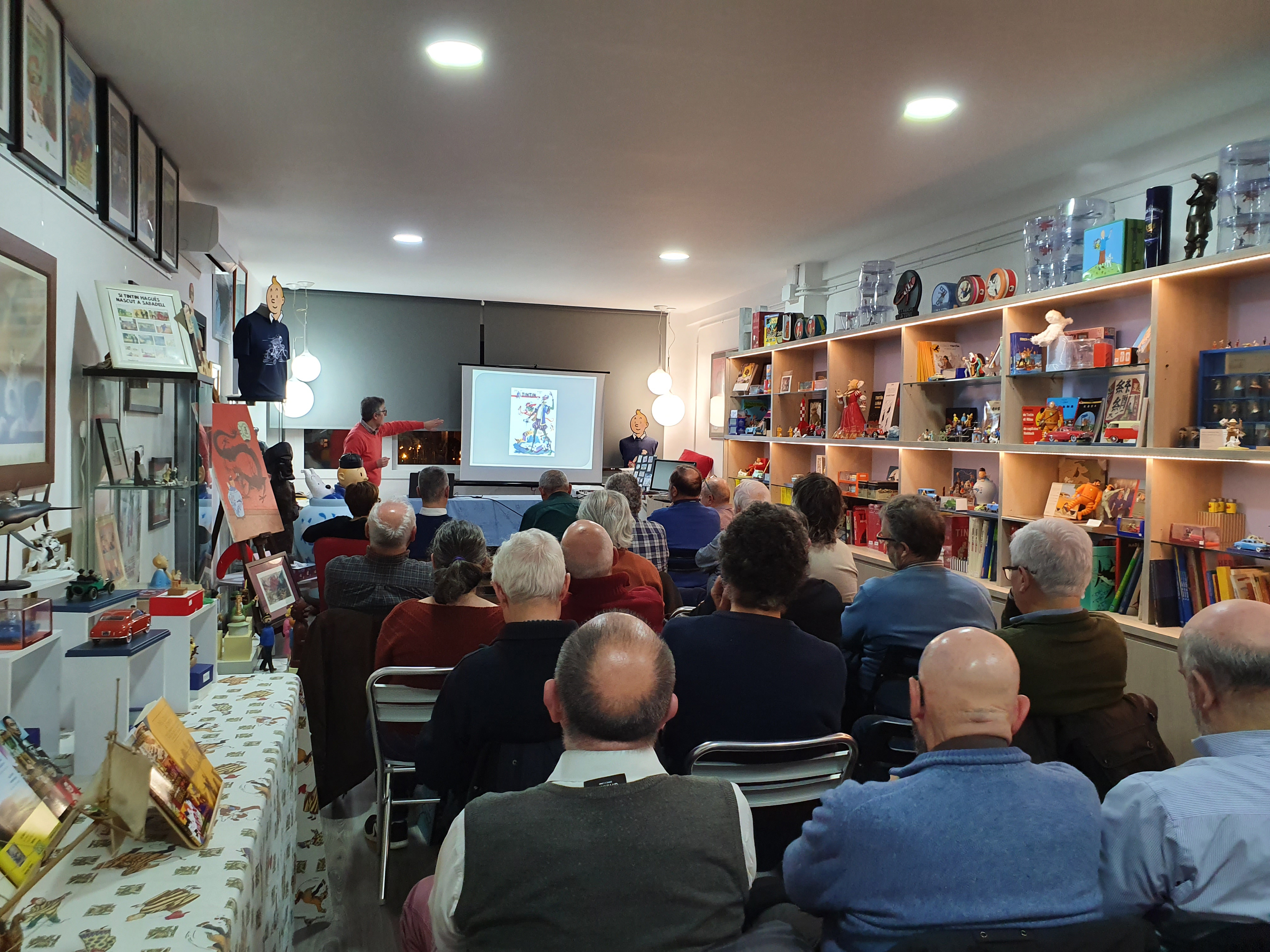 Presentació del llibre Quijote y Tintín Presentació del llibre Quijote y Tintín
