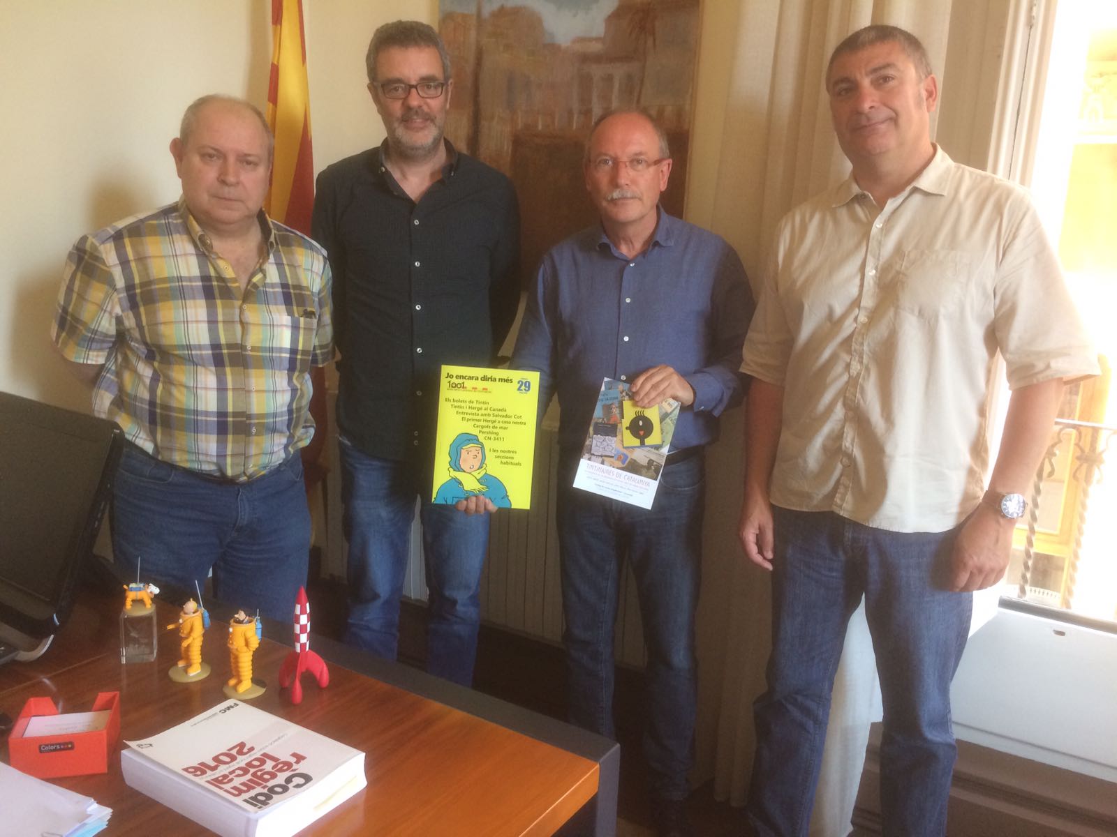 Reunión con el Sr, Alcalde de Bagur Reunión con el Sr, Alcalde de Bagur